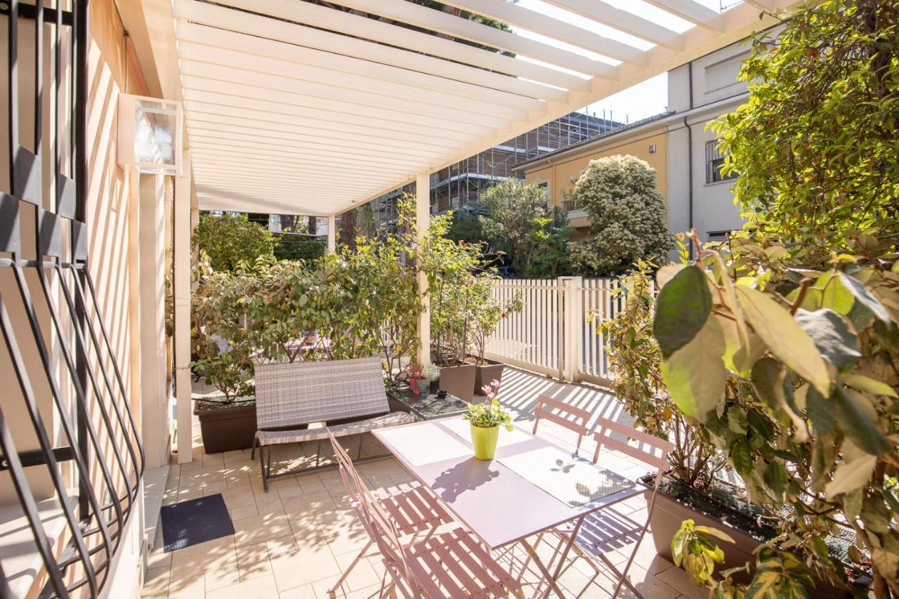 Bilocale Con Giardino A 200Mt Dal Mare - Homeunity Rímini Exterior foto